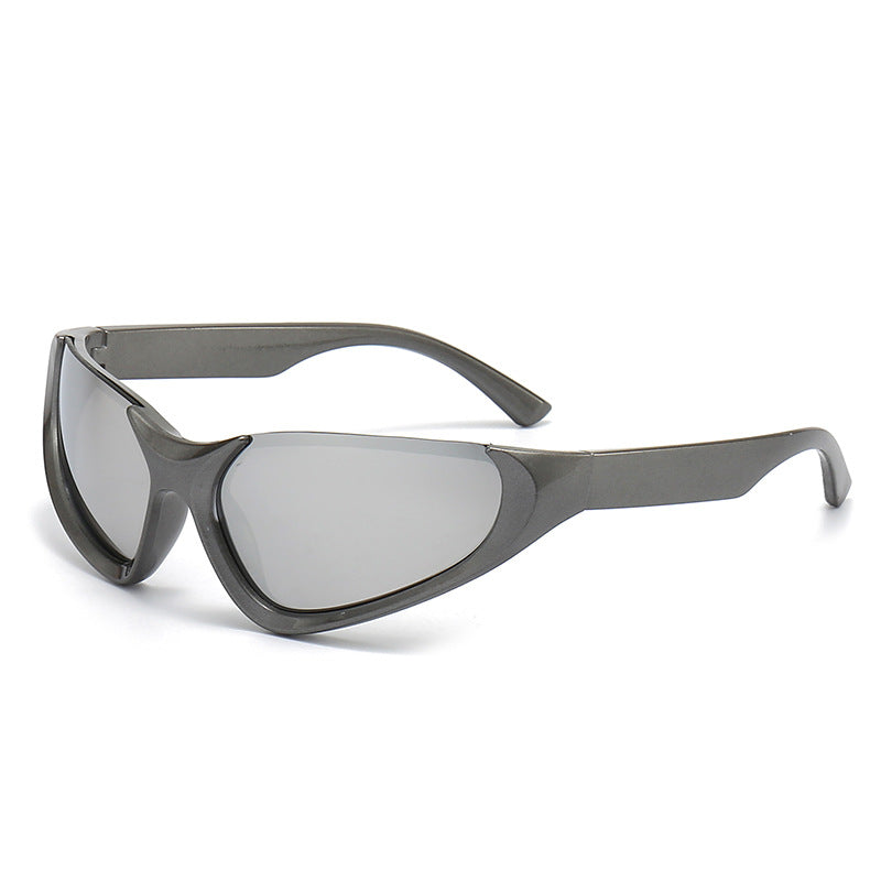 Wholesale Punk Party Half Frame Y2K PC Sunglasses